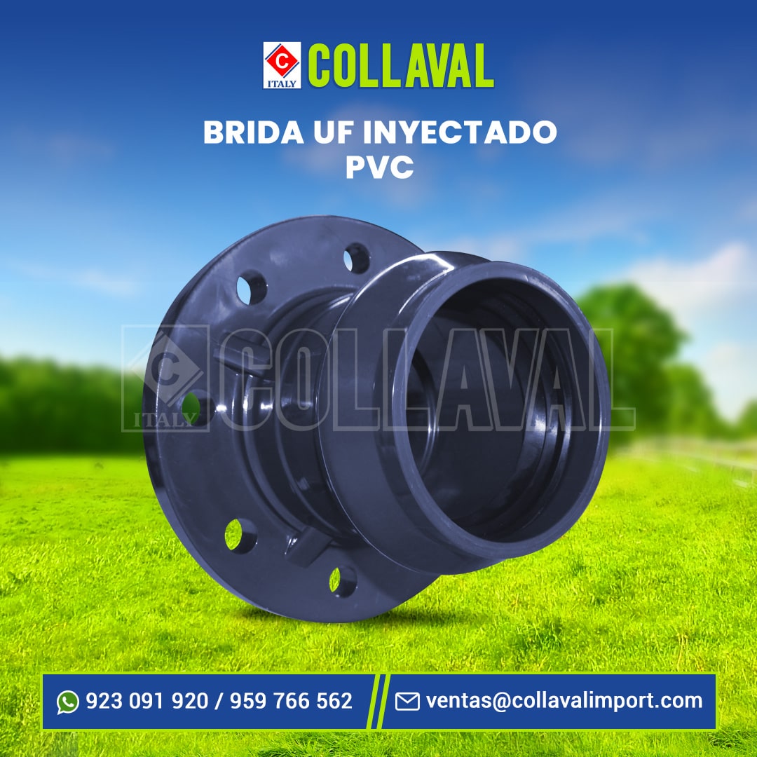 brida pvc uf inyectado