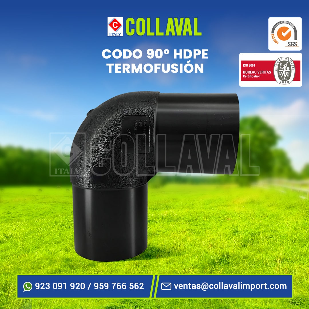 codo 90 hdpe termofusión