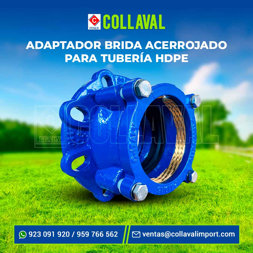 ADAPTADOR BRIDA ACERROJADO PARA TUEBRIA HDPE